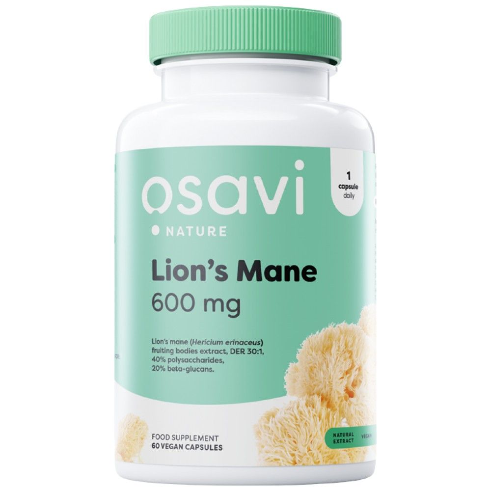 Lion's Mane 600 mg - 60 kapsula