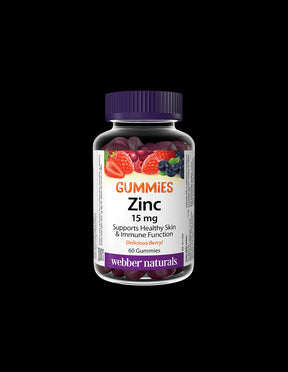 Immunity - Zinc (Gluconate) Gummy 15 mg, 60 fruit-flavored jelly tablets - Nutra Best Europe