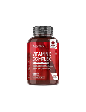 Immunity and energy - Vitamin B-Complex + Vitamin C, 365 tablets - Vitamin B complex - Nutra Best Europe