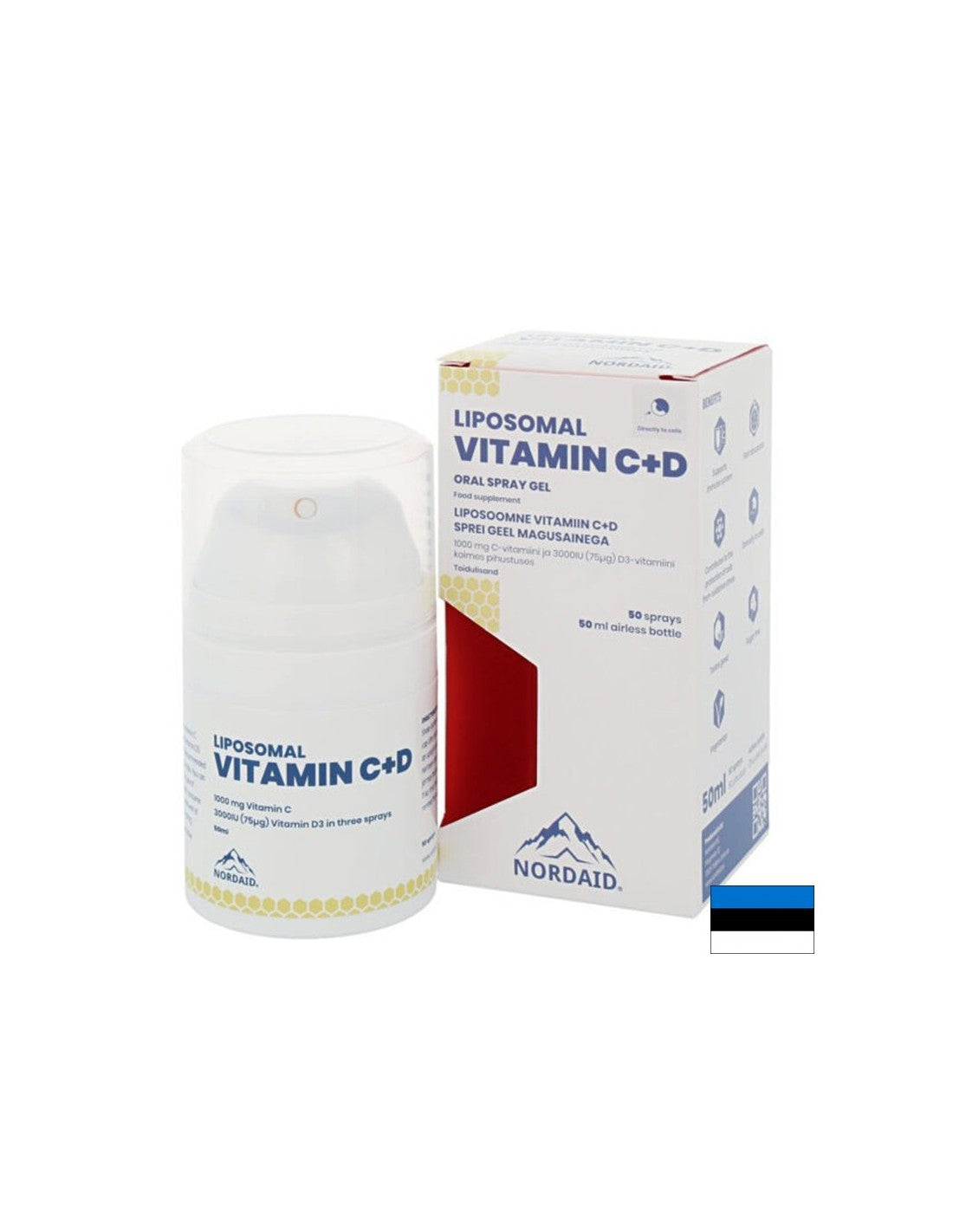 Imunitet - liposomski vitamin C + D3, oralni gel za sprej, 50 ml