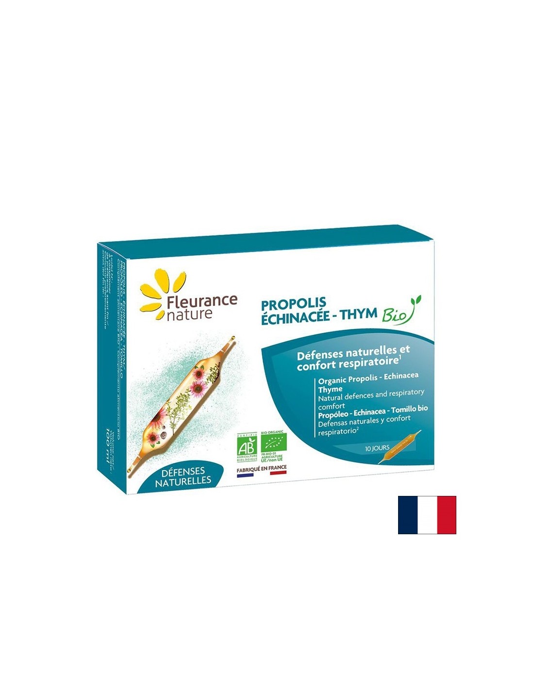 Imuni i respiratorni sustavi - propolis, echinacea, timijan bio, 10 ampula za piće