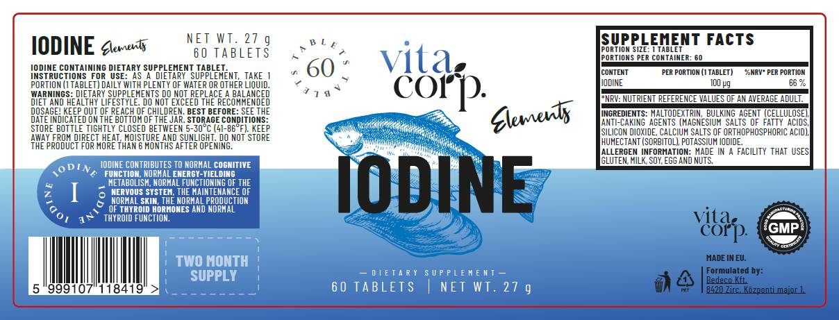 Jod 100 mcg - 60 tableta