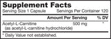 Acetil L -karnitin 500 mg - 120 kapsula