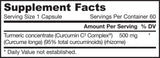 Curcumin 95.500 mg | 95% kurkuminoidi ekstrakt kurkume - 60 kapsula