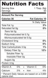 Organski hi-lignan nutri-flax 454 grama