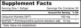 QH + PQQ (Ubiquinol + pirolokinolin kinon) - 60 GEL KAPSULI