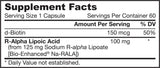 R -alfa lipoična kiselina + biotin - 60 kapsula