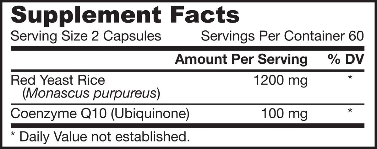 Crveni kvasac riža + CoQ10 600 mg - 120 kapsula