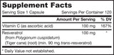 Resveratrol 100 mg - 120 kapsula