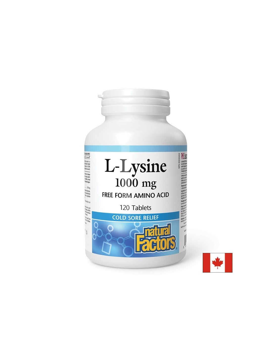 Herpes Simplex, osteoporoza i zdravlje srca - L -lisine, 1000 mg x 120 tableta