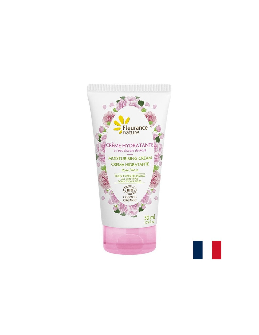Hidratantna krema za ruke s cvjetnom vodom Rose Damascena, 50 ml