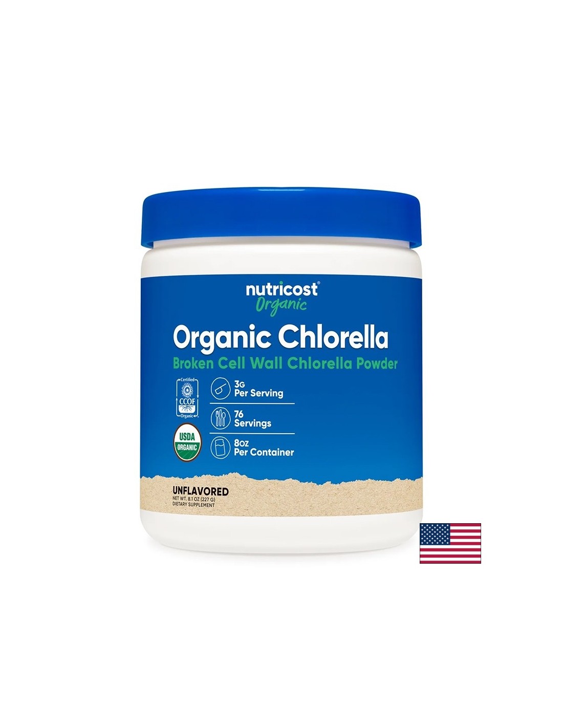 Chlorella - detoks i prirodna energija, 227 g praha