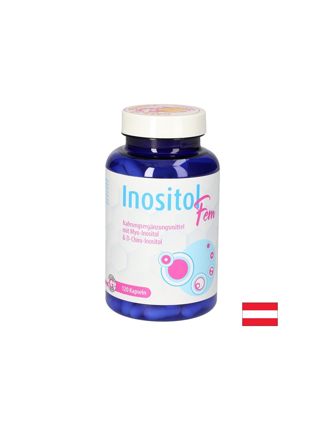 Hormonalna ravnoteža - inozitol za žene + folna kiselina i vitamin B6, 120 kapsula