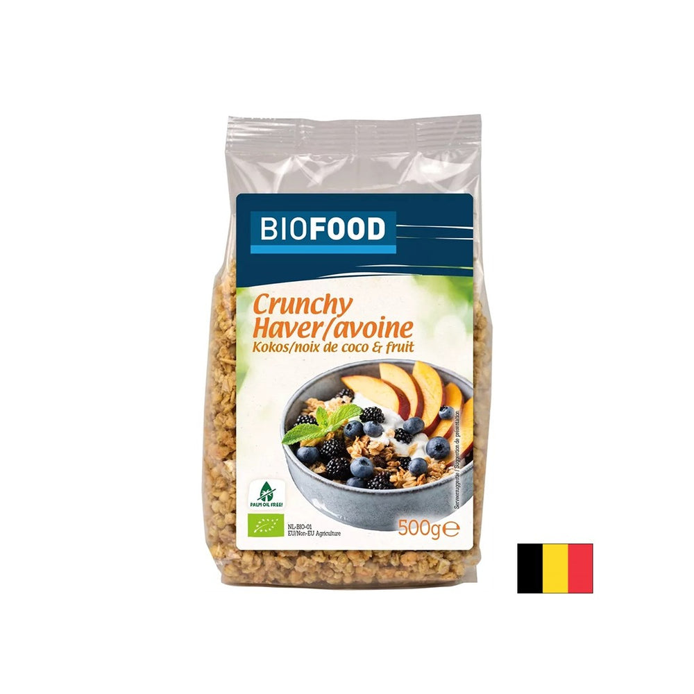 Hrskava zobena kaša s kokosovim i voćem bio, 500 g