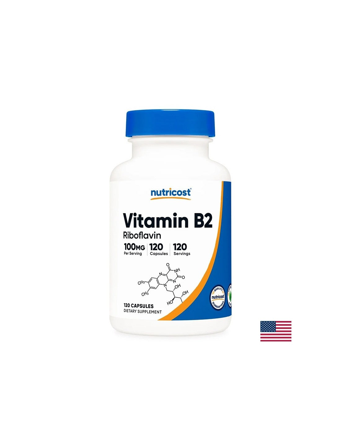 Stanična energija i ton - vitamin B2 (riboflavin), 100 mg x 120 kapsula