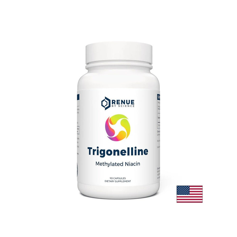 Trigonelin (metilirani niacin) - NAD+ pojačivač - stanično zdravlje, 90 kapsula tijekom 3 mjeseca unosa