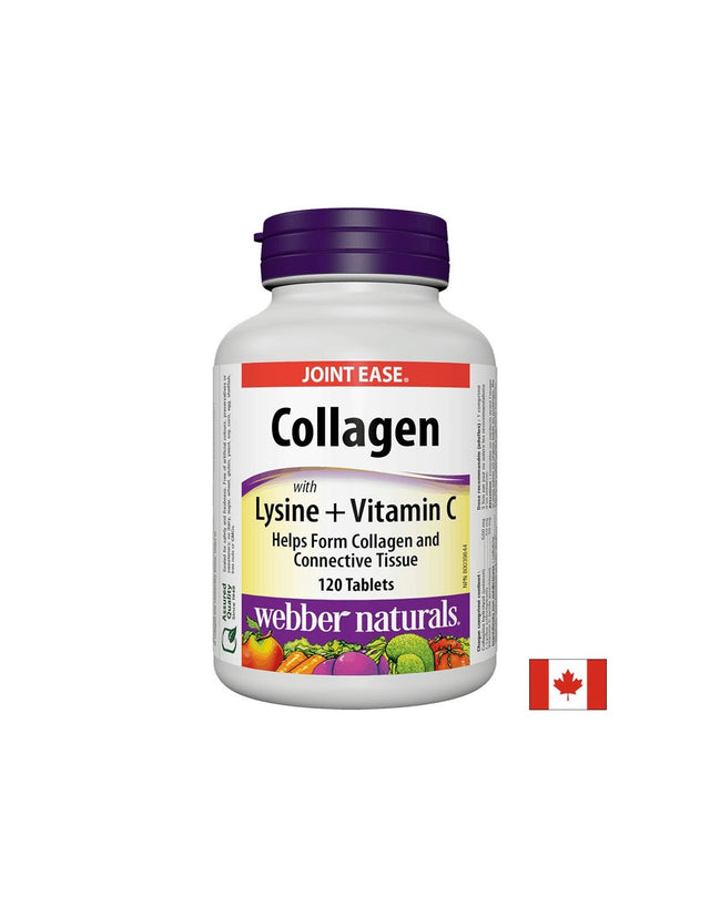 Collagen with Lysine + Vitamin C/ Collagen 500 mg with Lysine and Vitamin C x 120 tablets - Nutra Best Europe