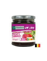Jam od maline i jagode s niskim udjelom šećera i ugljikohidrata, 210 g