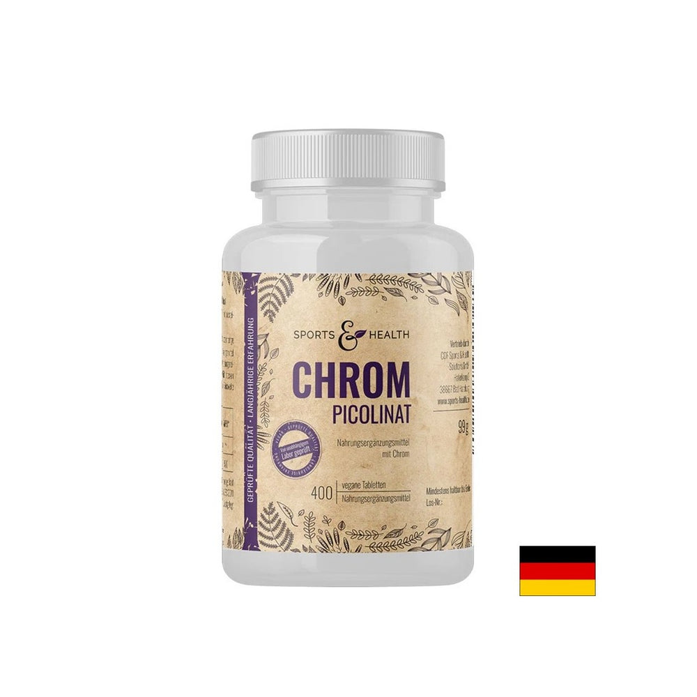 Kontrola težine i šećera u krvi - krom (picolinanat), 200 µg x 400 tableta