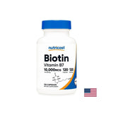 Kosa, koža i nokti - Biotin (vitamin B7), 10000 µg x 120 kapsula