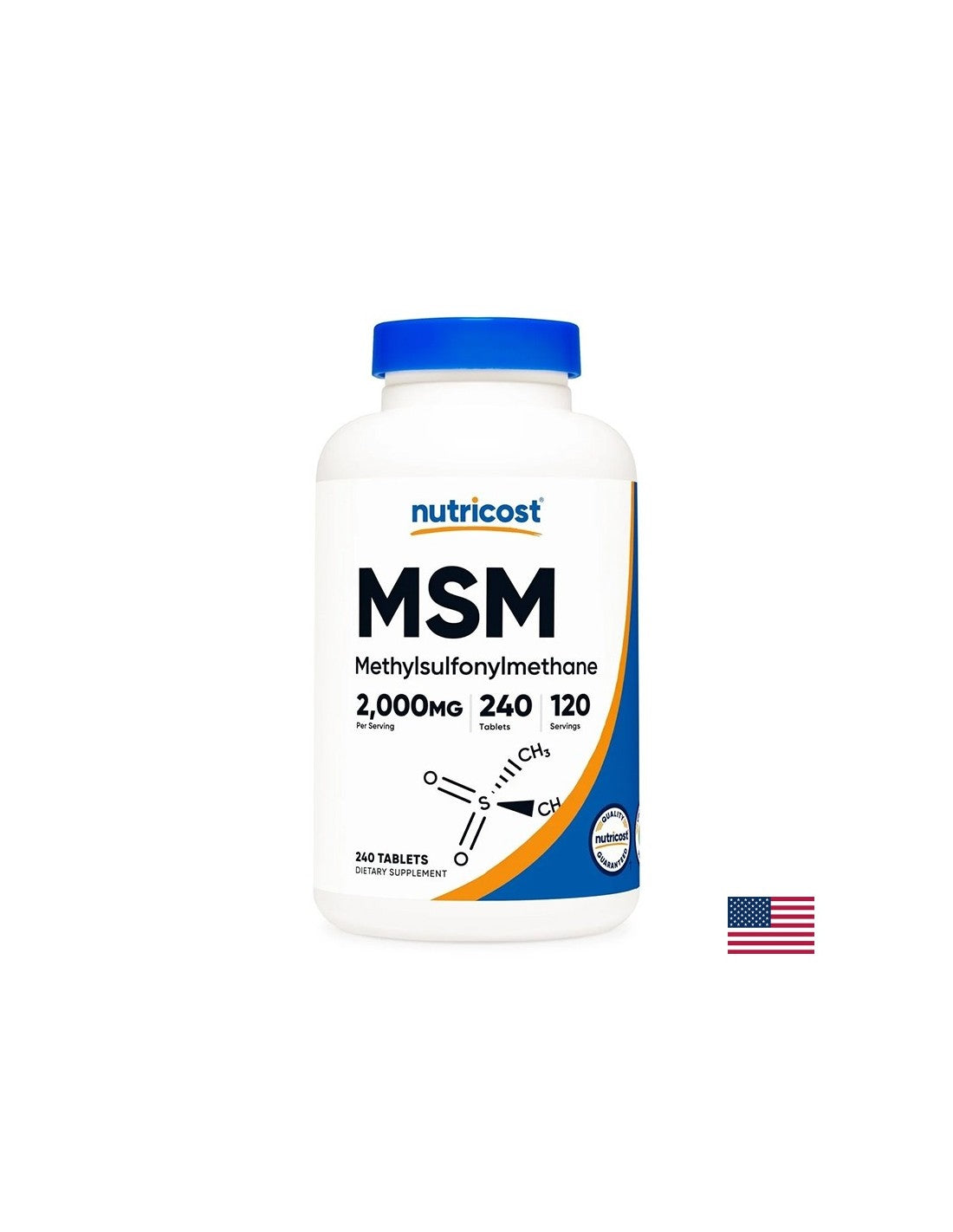 Kosti i zglobovi - MSM (metil sulfonil metan), 1000 mg x 240 tableta