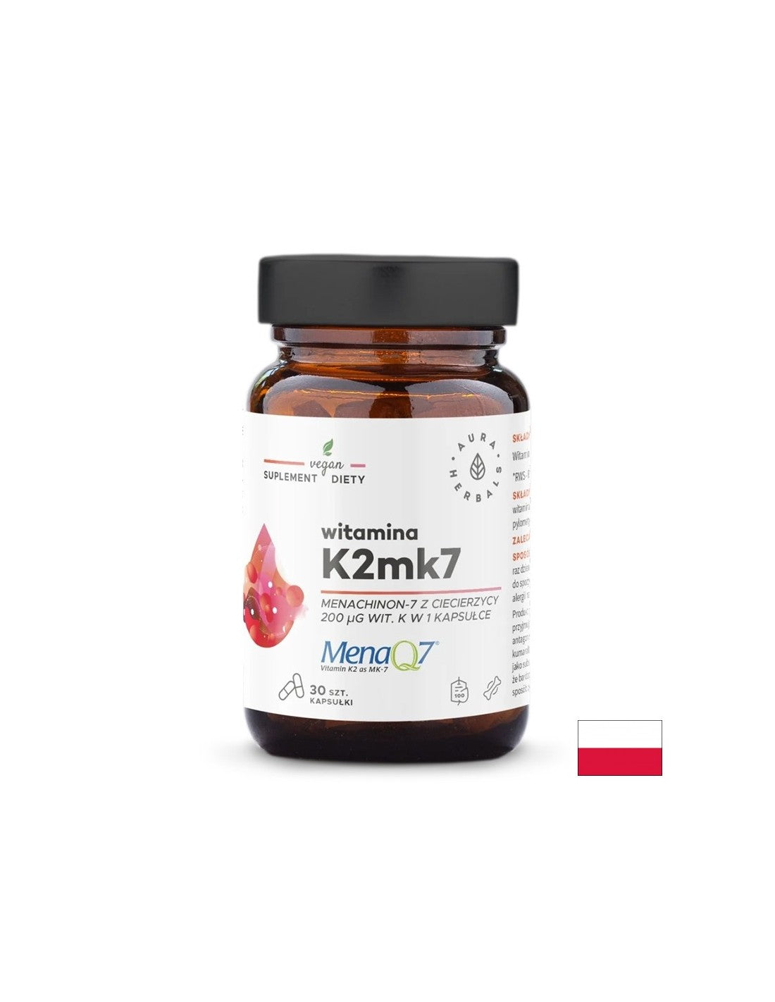 Kosti i zglobovi - vitamin K2 (MK -7), 200 µg x 30 kapsula