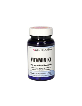 Bone system - Vitamin K1, 60 µg x 30 capsules - Nutra Best Europe