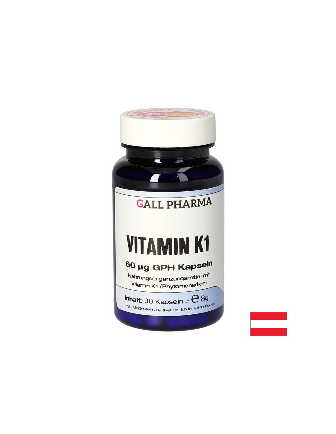 Kosti sustav - vitamin K1, 60 µg x 30 kapsula
