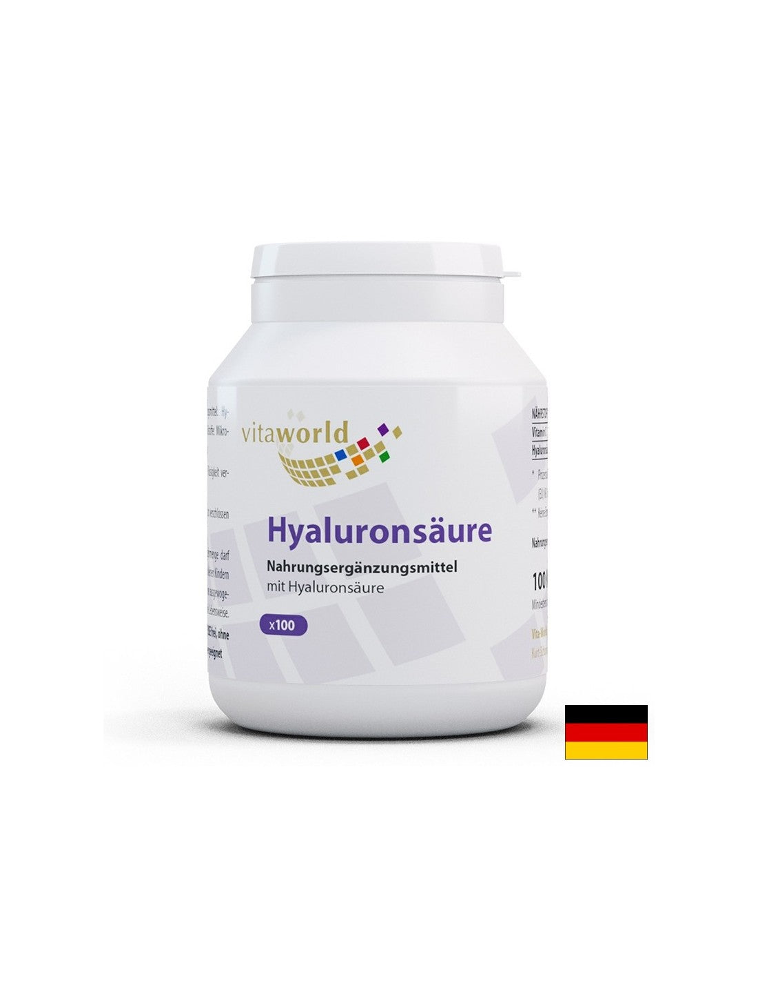 Prekrasna kosa i koža - hijaluronska kiselina, 100 mg + vitamin C, 100 kapsula