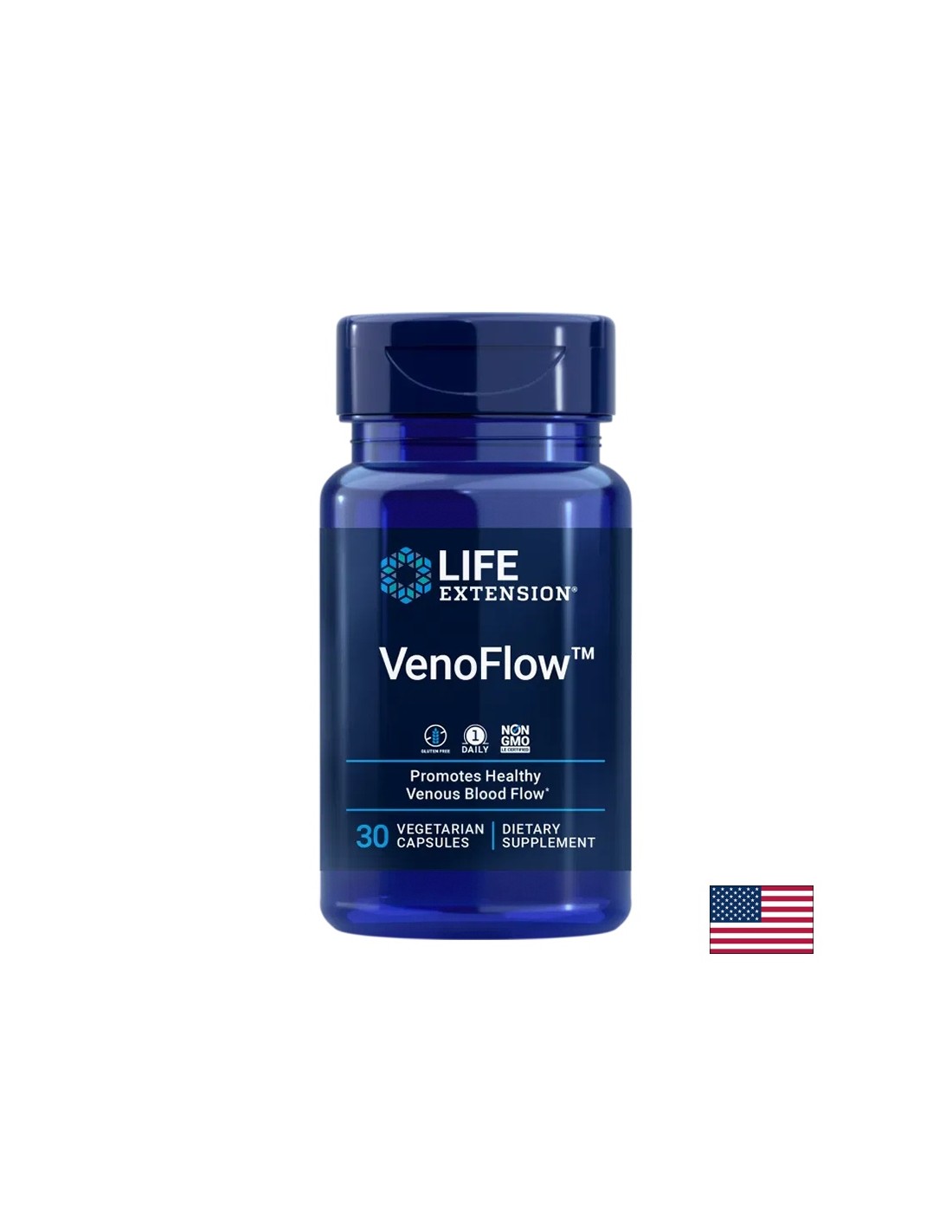 Krvne žile - venoflow ™ pycnogenol + nattokinaza, 30 kapsula