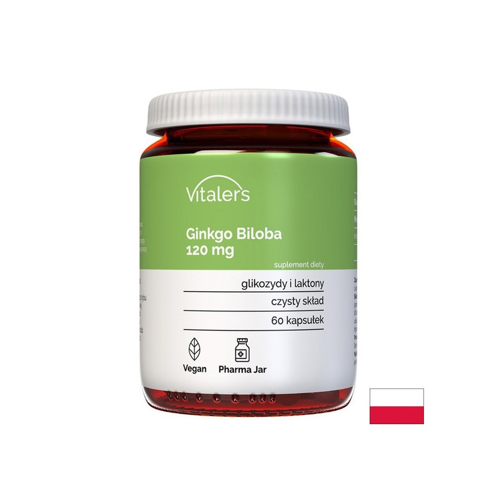 Cirkulacija krvi i funkcija mozga - Ginkgo bilaba, 120 mg x 60 kapsula