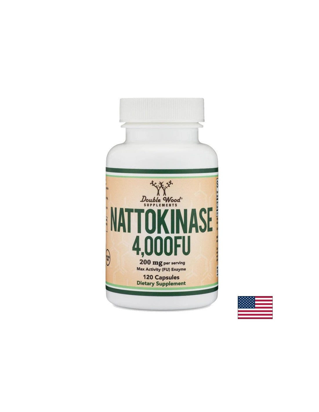 Cirkulacija - Nattokinase, 200 mg, 120 kapsula <tc>Double Wood</tc>