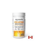 Kreatin monohidrat (mikronizirani) regenerlife ™ - snaga, izdržljivost i performanse mišića, 5000 mg x 300 g u prahu
