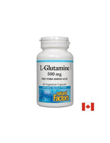 Za crijevnu barijeru i funkciju mišića - L-glutamin, 500 mg, 60 kapsula <tc>Natural Factors</tc>