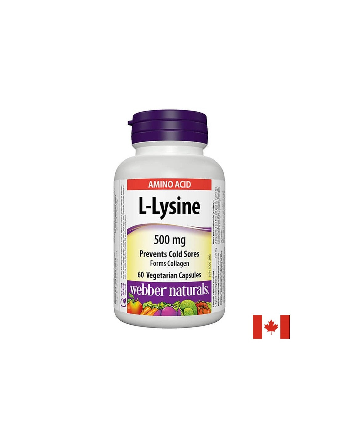 L-lisine 500 mg-l-lisine-imunološki sustav, 60 kapsula