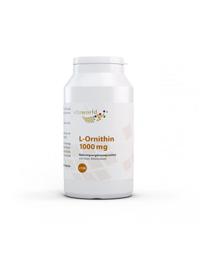 L-Ornithine / L-Ornithine 1000 mg, 120 tablets - Nutra Best Europe
