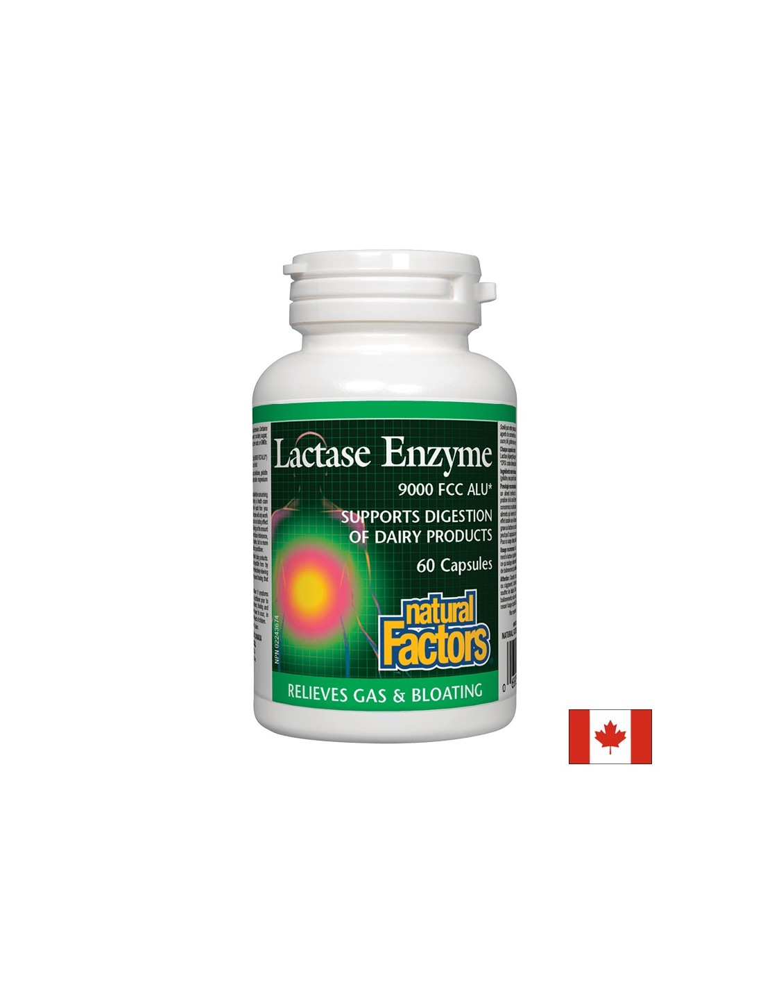Enzim laktaze 250 mg - 60 kapsula