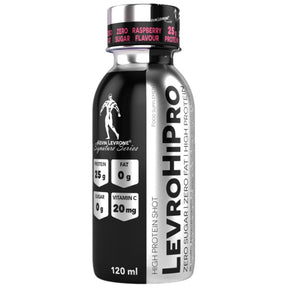 LevroHiPro Shot / 25 g of Hydrolyzed Beef Protein with Zero Sugar - 120 ml - Nutra Best Europe