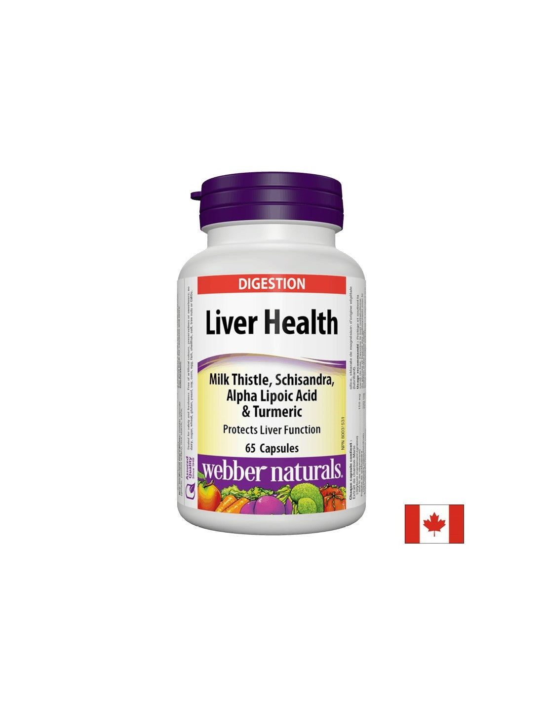 Zdravlje jetre x 65 kapsula <tc>Webber Naturals</tc>