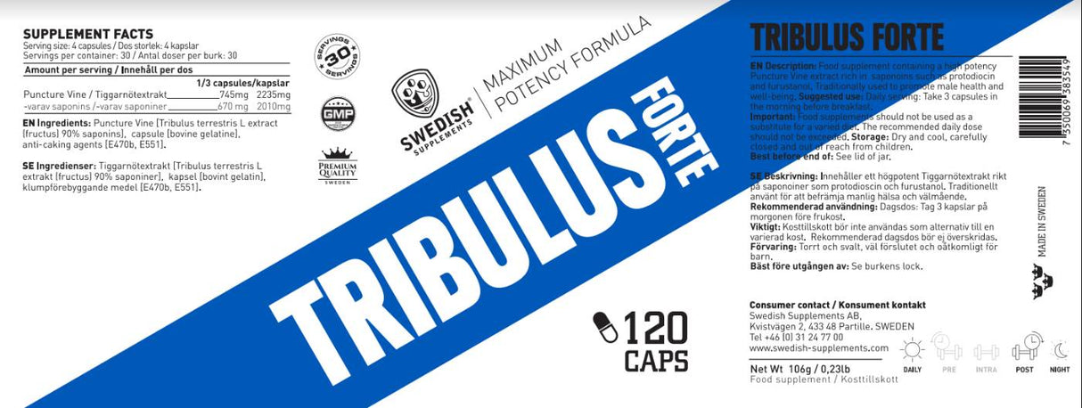 Tribulus Forte - 120 kapsula