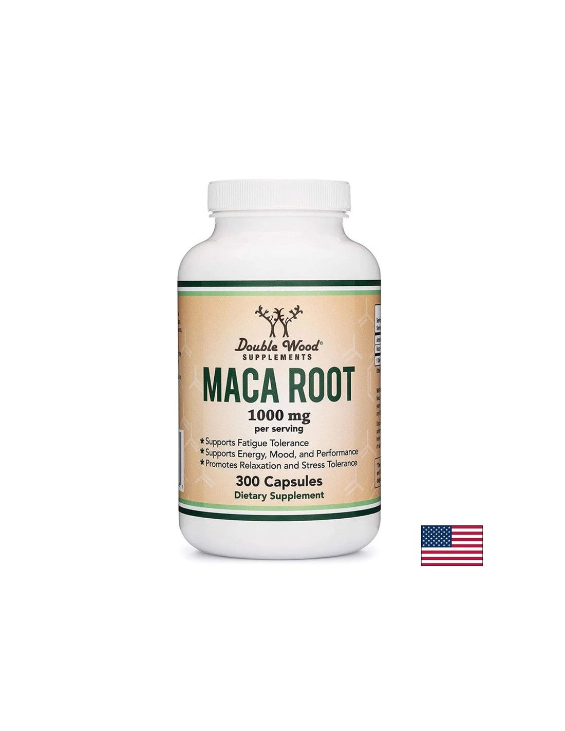 Maca Root - Maca korijen, 300 kapsula <tc>Double Wood</tc>