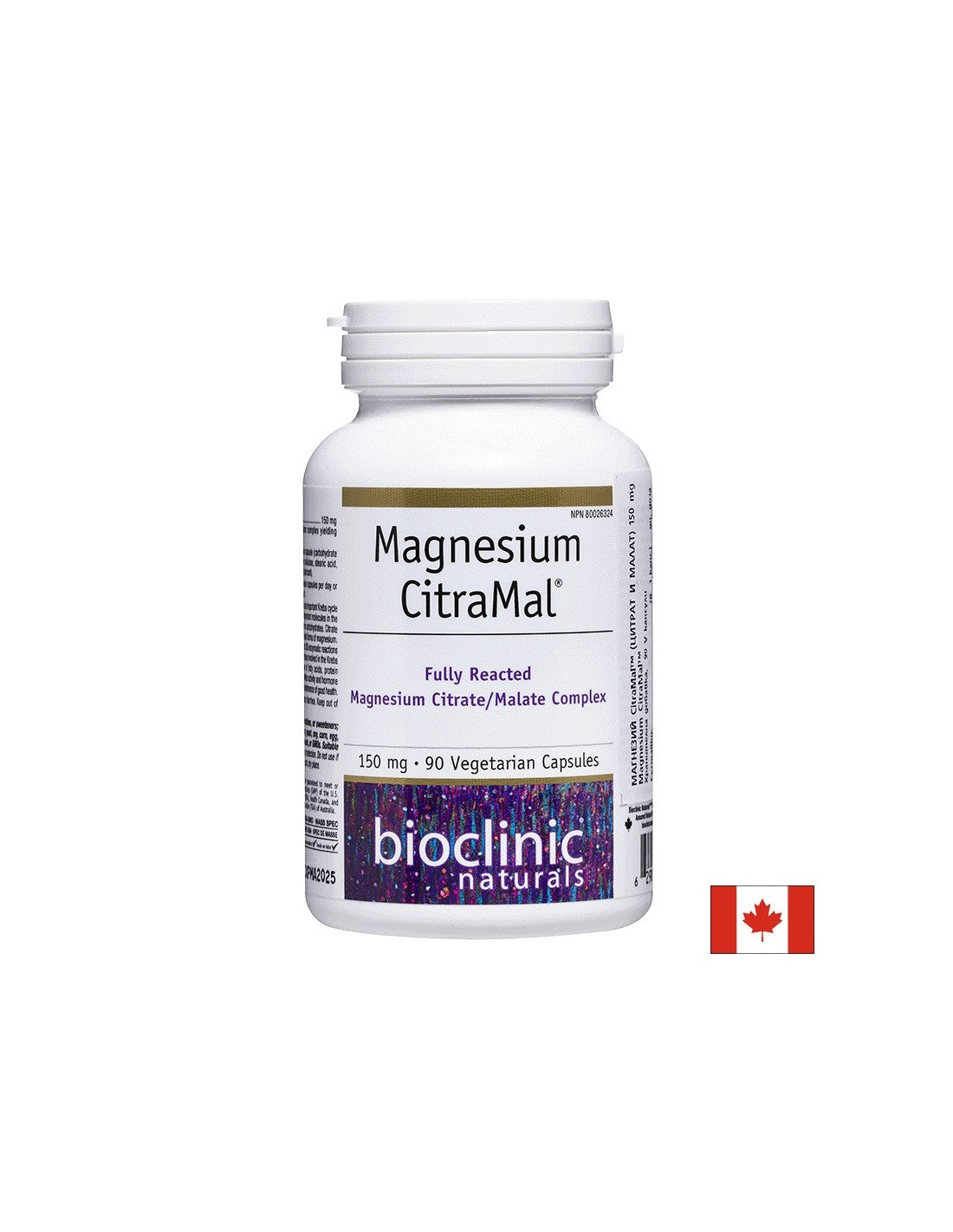 Magnesium CitraMal™/ Magnezij (citrat i malat) 150 mg x 90 kapsula <tc>Natural Factors</tc>