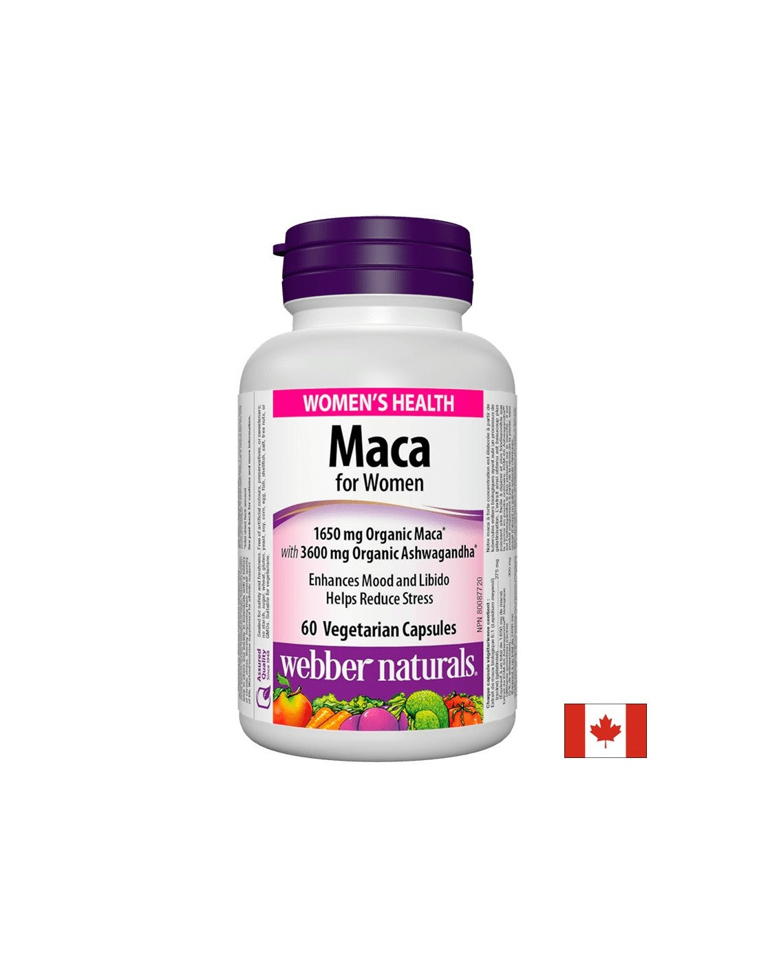 Maca za žene x 60 kapsula <tc>Webber Naturals</tc>