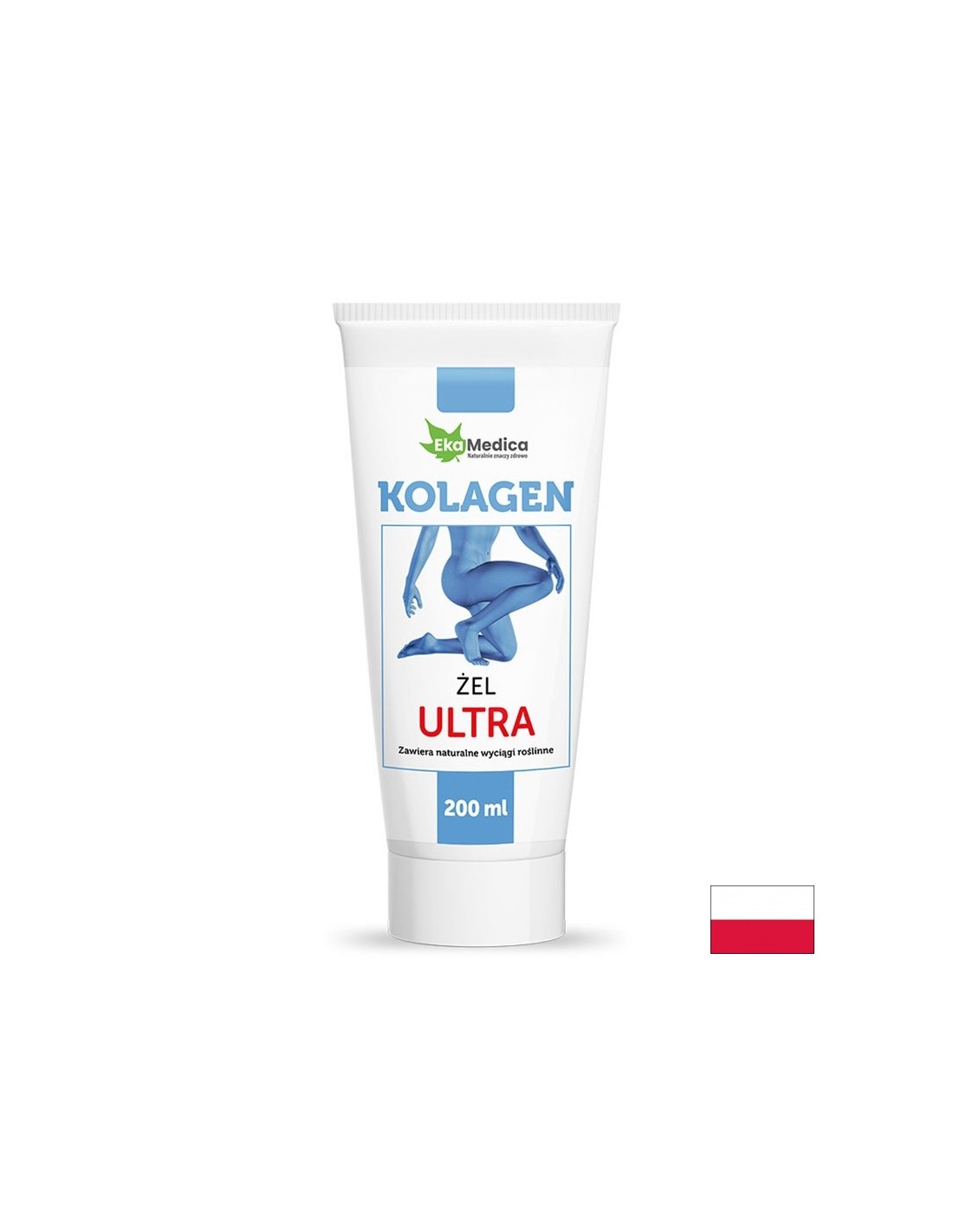 Masažni gel s kolagenom, 200 ml Ekamedice