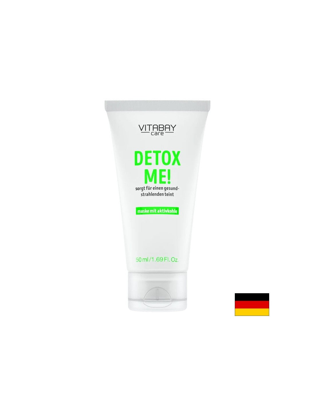 Maska za lice s aktivnim ugljenom detox me, 50 ml