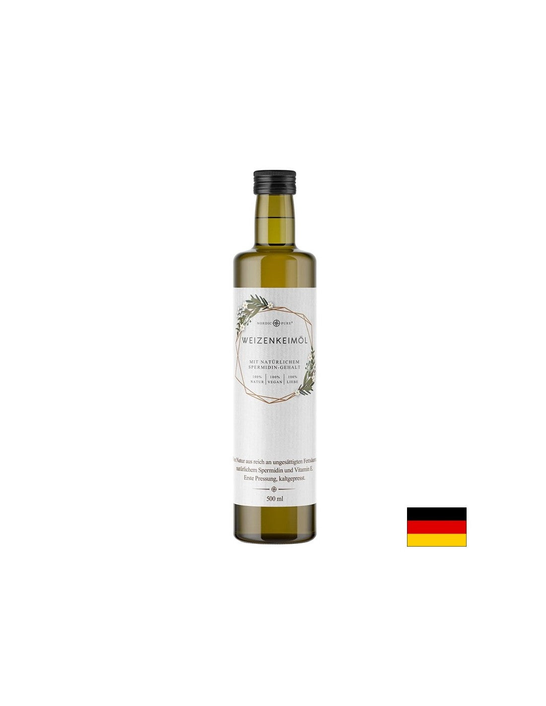 Pšenično ulje ulje, hladno prešano (čisti vitamin E), 500 ml