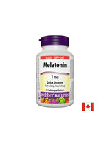 Za nesanicu - Melatonin 1 mg, 90 sublingvalnih tableta <tc>Webber Naturals</tc>