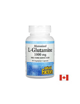 Za funkciju crijevne barijere i mišića - L -glutamin (mikronizirani), 1000 mg, 90 kapsula