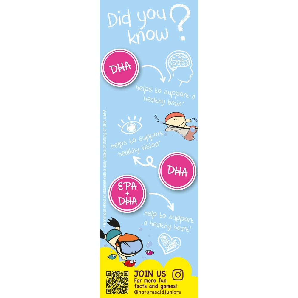 Omega 3 kapi za djecu (Kids Omega-3 Mini Drops) 50ml NaturesAid