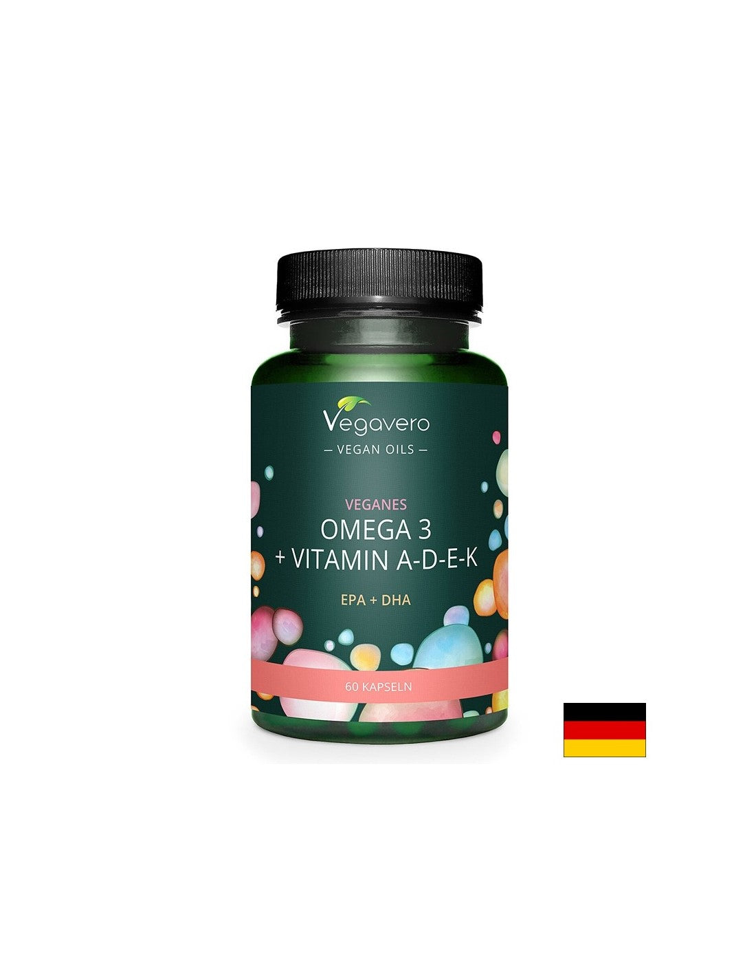 Funkcija mozga, vida i srca - Omega -3 + vitamin A, D3, E, K, 60 kapsula